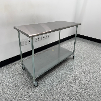6' Portable Stainless Steel Table image 0